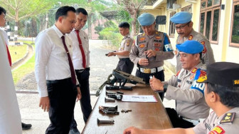 Operasi Disiplin di Polres Muaro Jambi, Ponsel, Senjata dan Urine Diperiksa